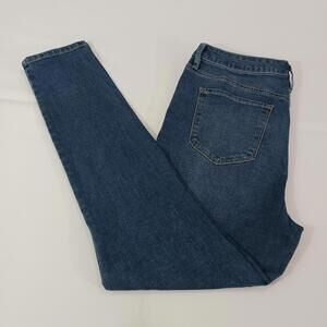 Seven7 MY1901DE24 Women's Blue Cotton Blend Skinny Jeans Size 10 (32×29)